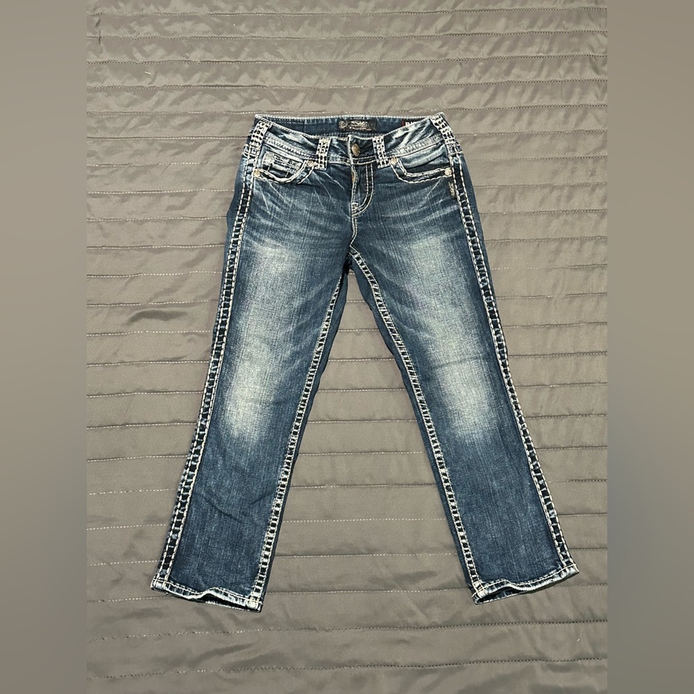 Silver Suki Capri jeans sz 26